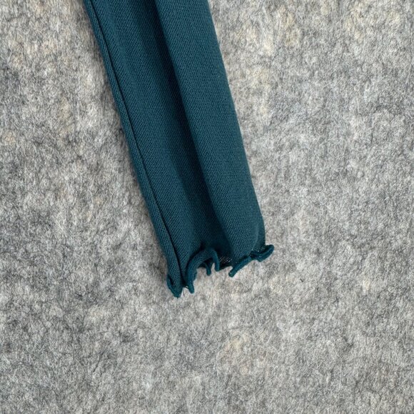 Vintage Y2K Only Hearts Top Lace Trim Blue Wrap Long Sleeve Size P/S - Picture 9 of 11